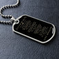 To Our Son - You Are Loved More Than You Know Dog Tag - Love Mom and Dad (Engraving option on next Page)