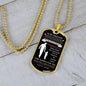 To My Daughter - Believe In Yourself Dog Tag - Love Dad (Engraving option on next Page)