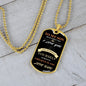To My Son - I Believe In You Dog Tag - Love Dad (Engraving option on next Page)