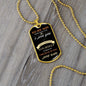 To My Son - I Believe In You Dog Tag - Love Dad (Engraving option on next Page)