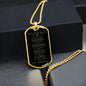 To Our Son - You Are Loved More Than You Know Dog Tag - Love Mom and Dad (Engraving option on next Page)