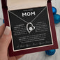 To My Mom - I'm Always Your Little Boy Forever Love Necklace - Love Your Son