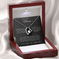 To My Mom - I Can Always Count On You Forever Love Necklace - Love Your Son