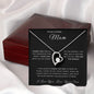 To My Mom - I Can Always Count On You Forever Love Necklace - Love Your Son
