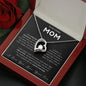 To My Mom - I'm Always Your Little Boy Forever Love Necklace - Love Your Son