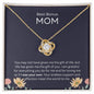 Best Bonus Mom Love Knot Necklace