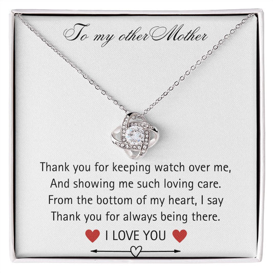 To My Other Mother Love Knot Necklace