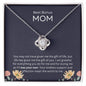 Best Bonus Mom Love Knot Necklace