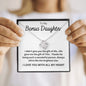Bonus Daughter Gold or Silver Love Knot Necklace - Shine Like The Brightest Star