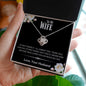 To My Wife - I'm Not Perfect Love Knot Necklace - Love, Your Husband