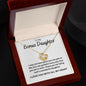 To My Bonus Daughter Love Knot Necklace - Grateful You Are In My Life