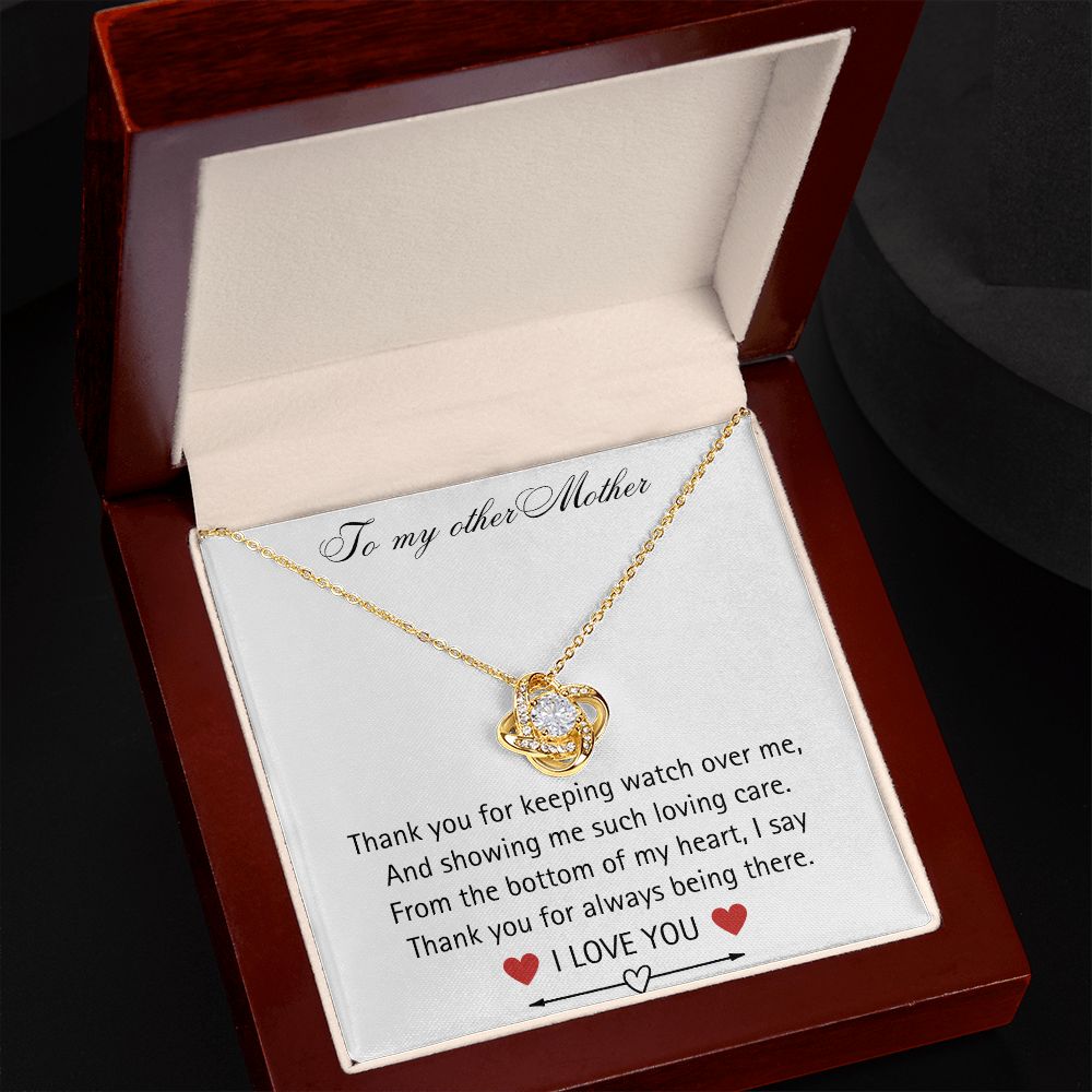 To My Other Mother Love Knot Necklace