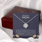 Best Bonus Mom Love Knot Necklace