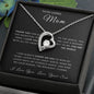 To My Mom - I Can Always Count On You Forever Love Necklace - Love Your Son