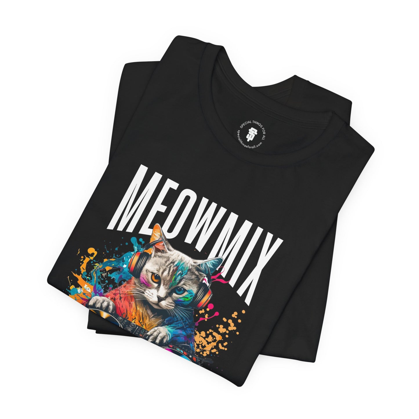 Cat Lover T-Shirt DJ MeowMix