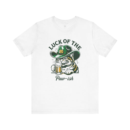 Luck of the Paw-ish Funny St. Patrick's Day T-Shirt