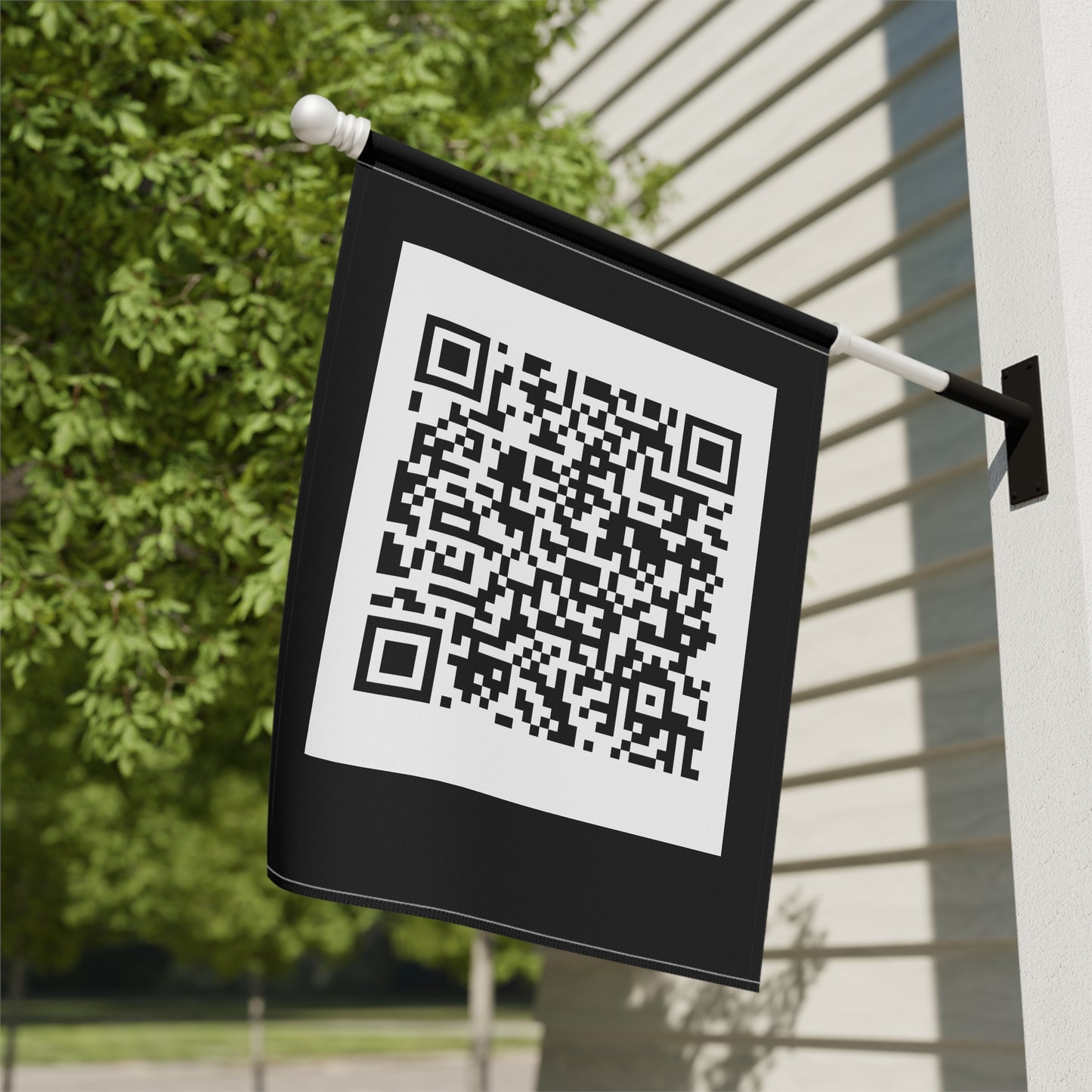 Fuck Trump QR Code Garden or House Flag