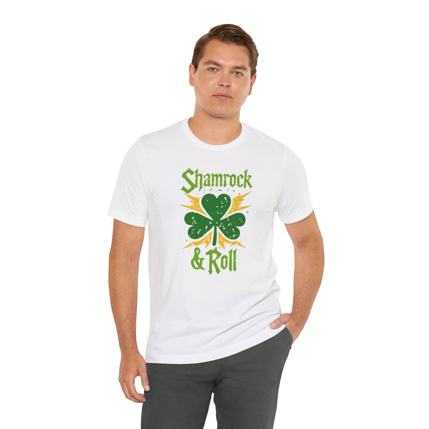 Shamrock and Roll St. Patrick's Day Rock & Roll T-Shirt