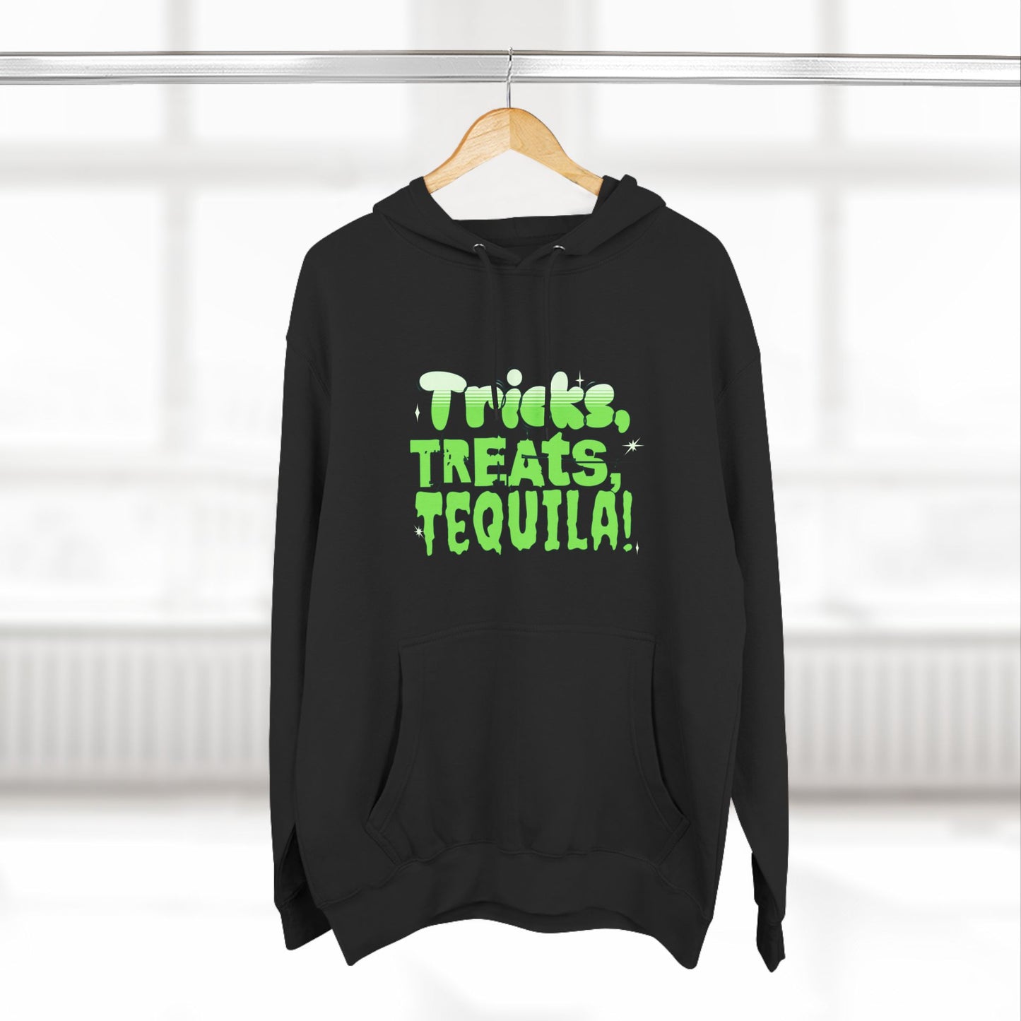 Tricks Treats Tequila Halloween Hoodie