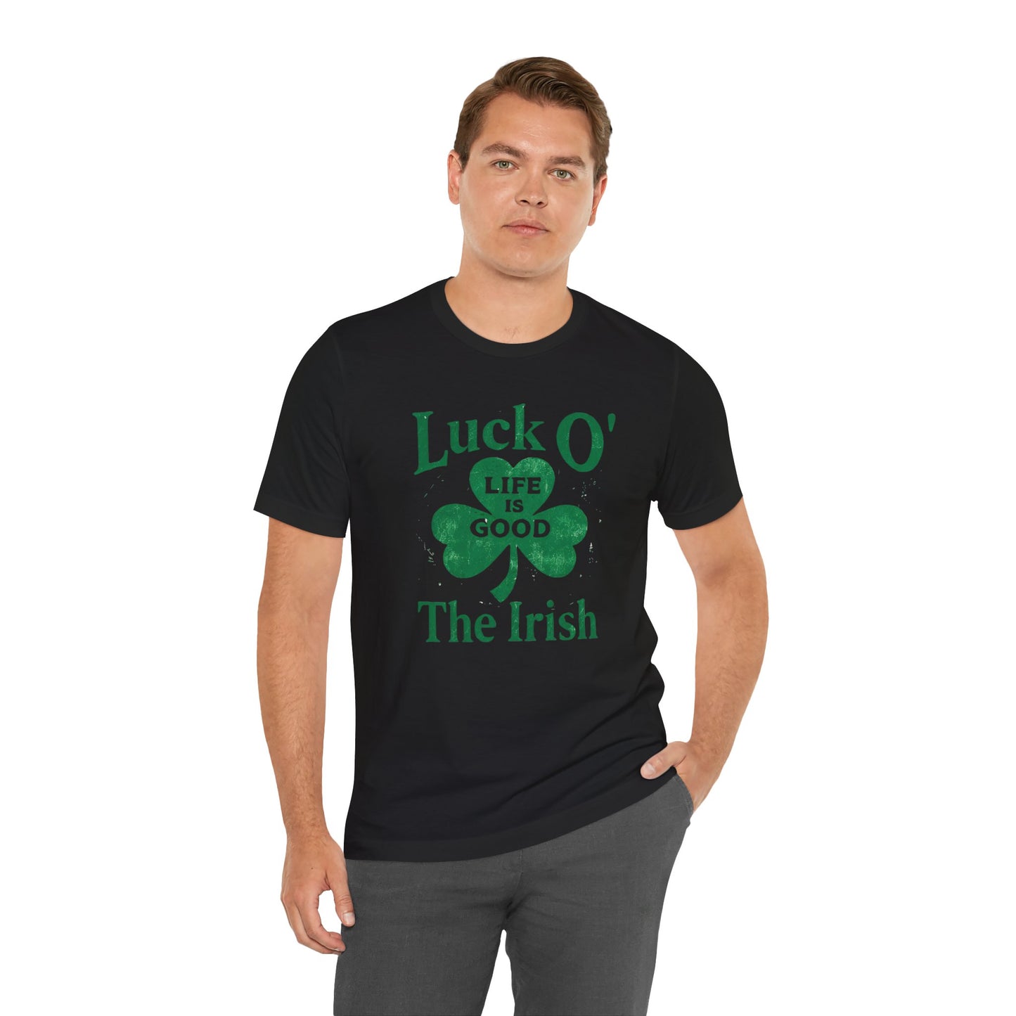 Luck O' The Irish Shamrock St. Patrick's Day T-Shirt