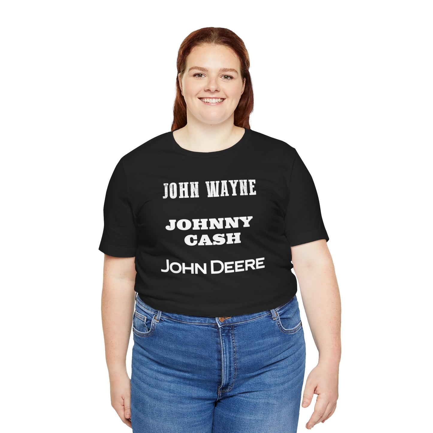 John Wayne Johnny Cash John Deere T-Shirt