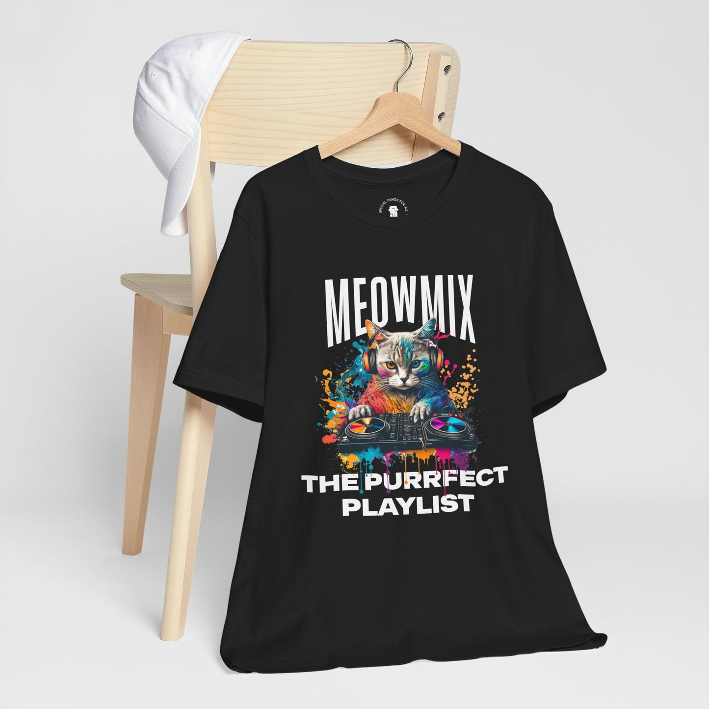 Cat Lover T-Shirt DJ MeowMix