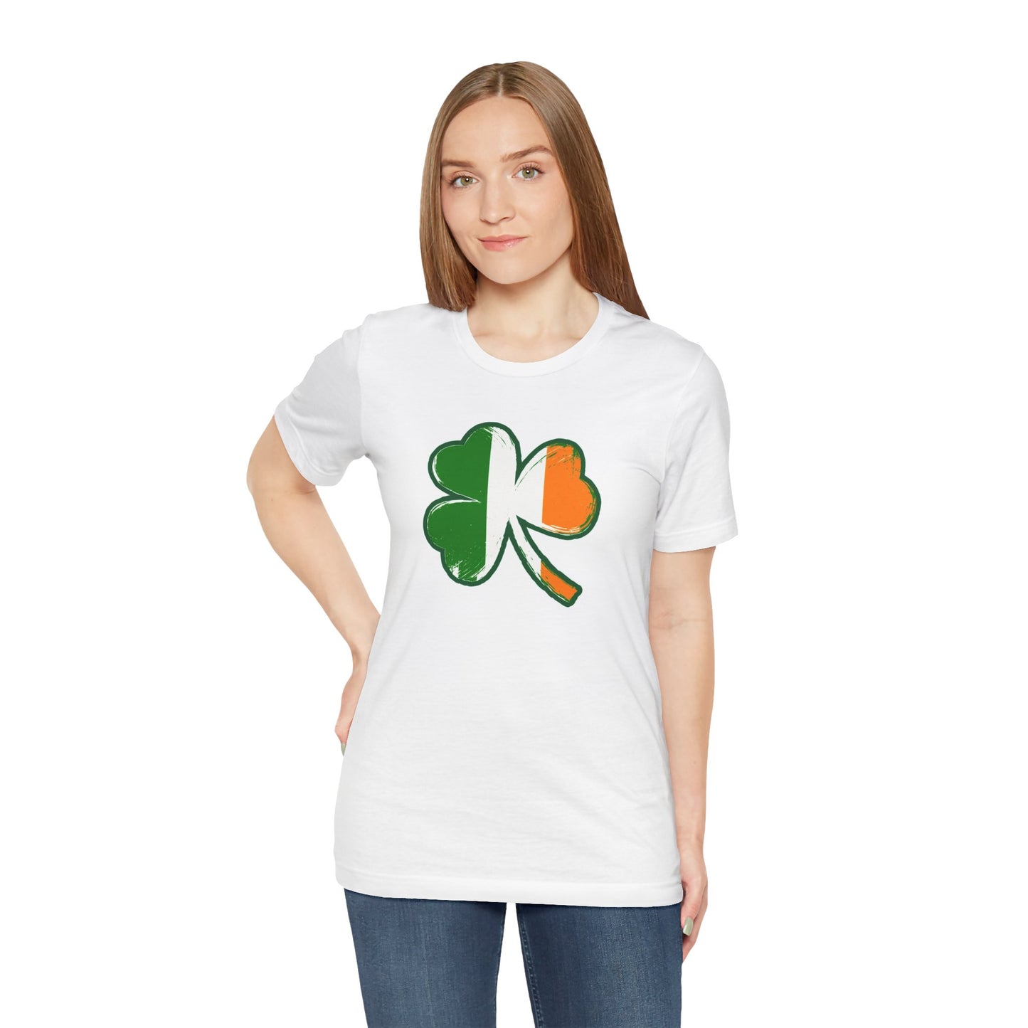 St. Patrick's Day Irish Pride Shamrock Flag T-Shirt, Ireland Pride T-Shirt