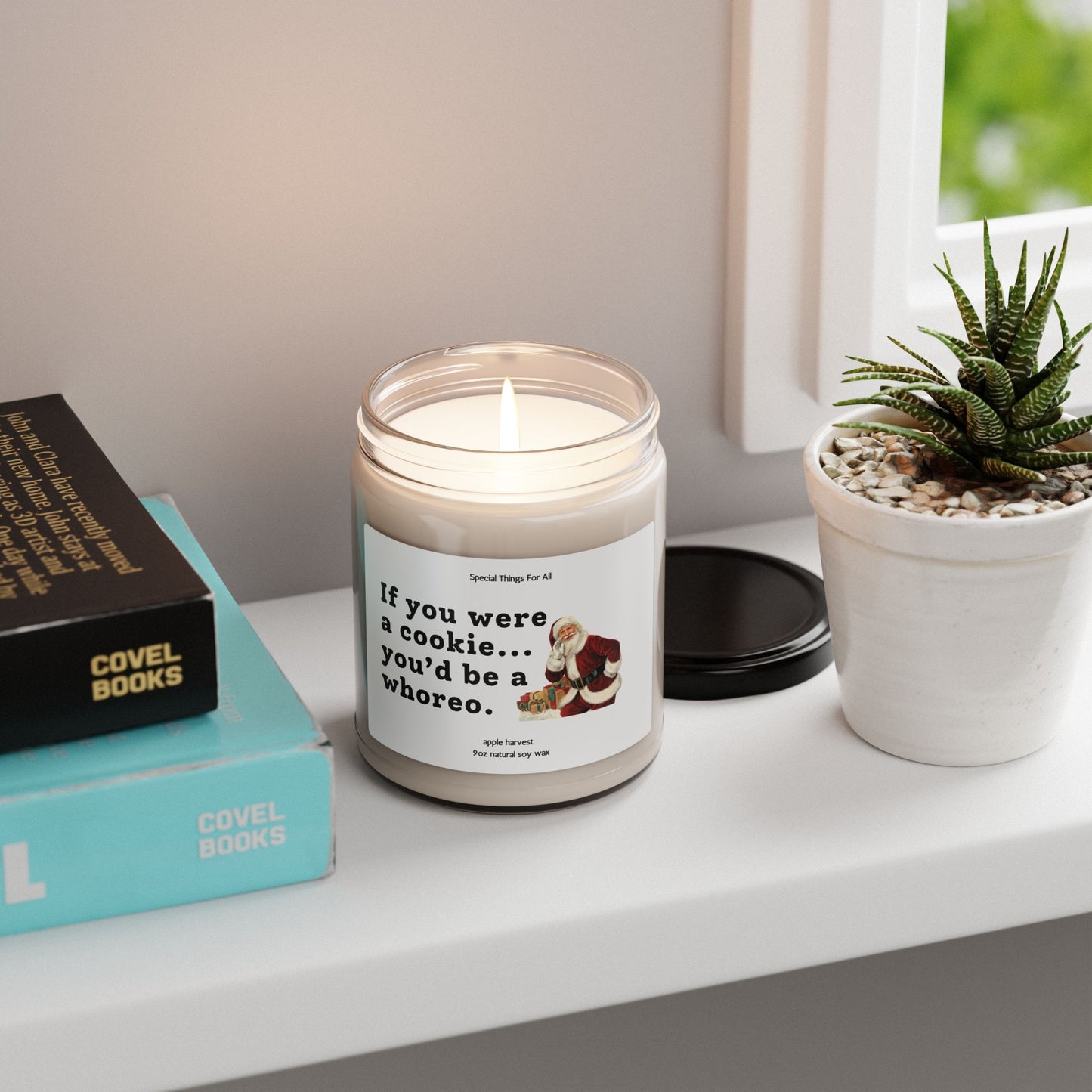 If You Were A Cookie You'd Be A Whoreo Glass Candle