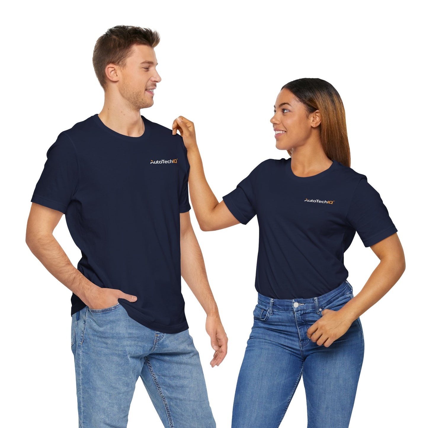 Custom Short Sleeve Tee - AutoTechIQ & DVI Process Experts - Perfect Gift for Tech Enthusiasts, Team Building, Casual Wear, Events, Branding
