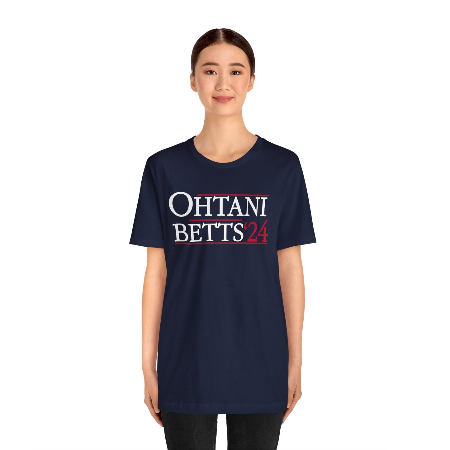 Othani Betts '24 Dodgers vs Yankees Election World Series T-Shirt