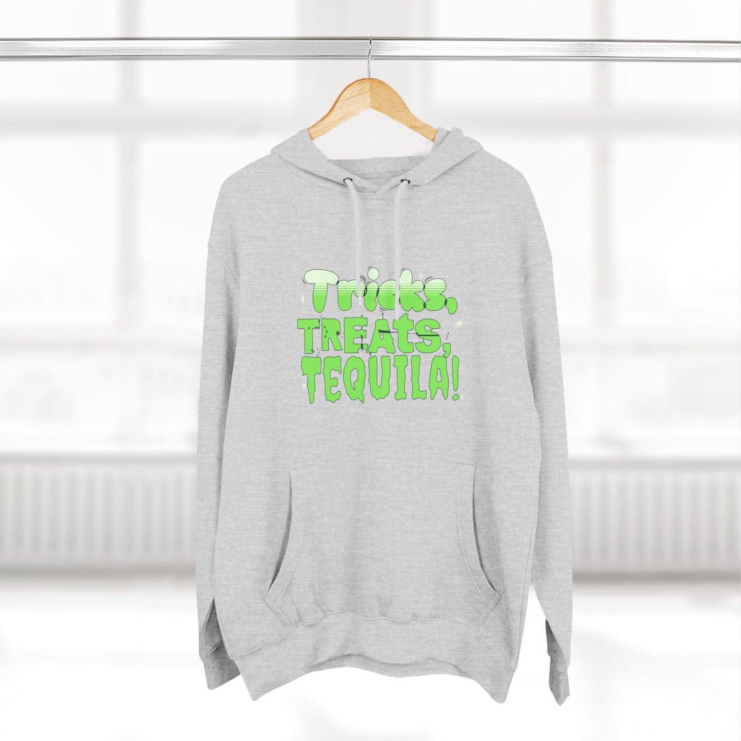 Tricks Treats Tequila Halloween Hoodie
