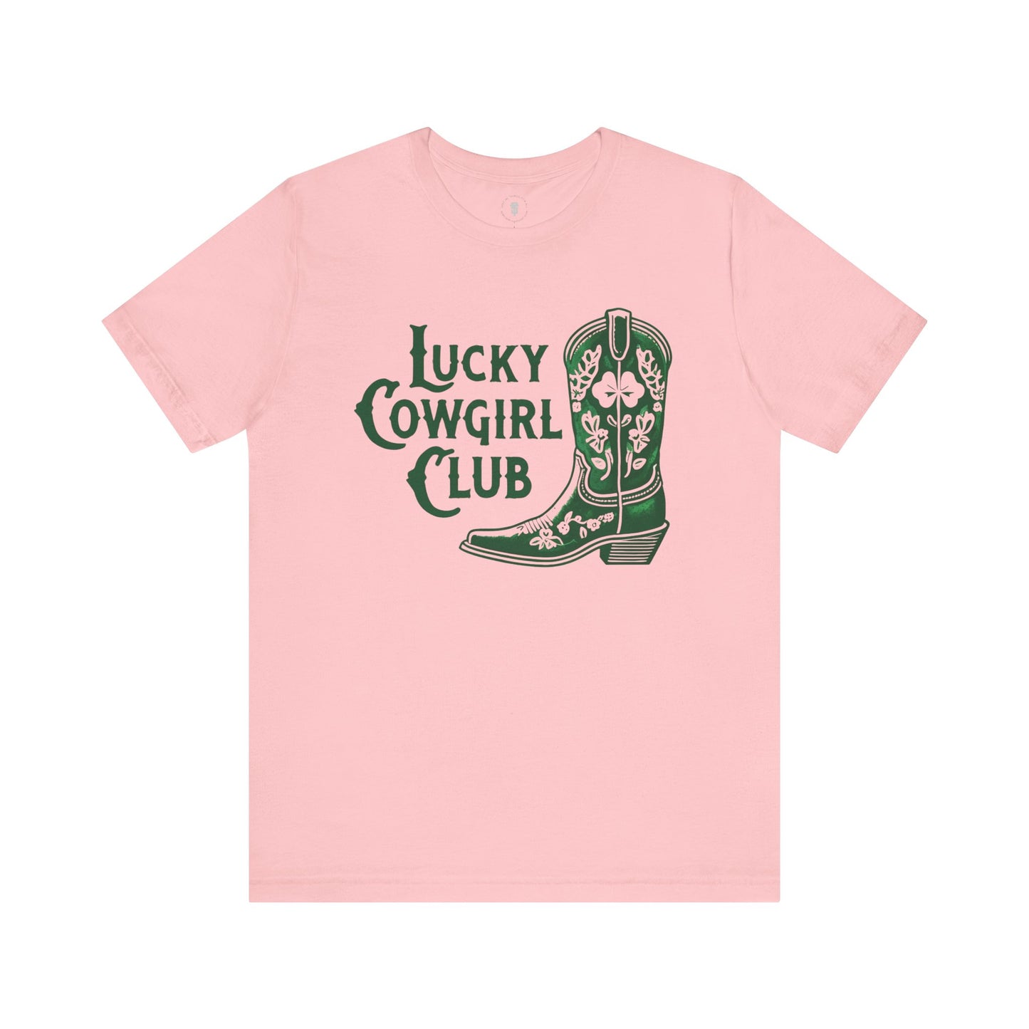 Lucky Cowgirl Club Funny St. Patrick's Day T-Shirt