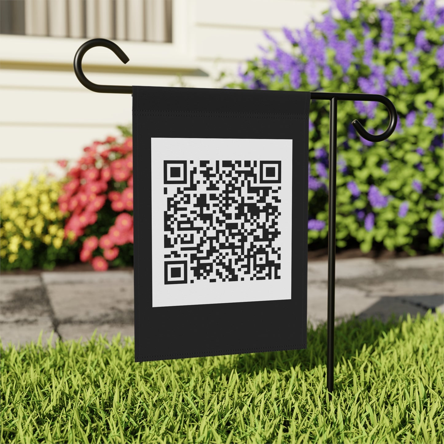 Fuck Trump QR Code Garden or House Flag