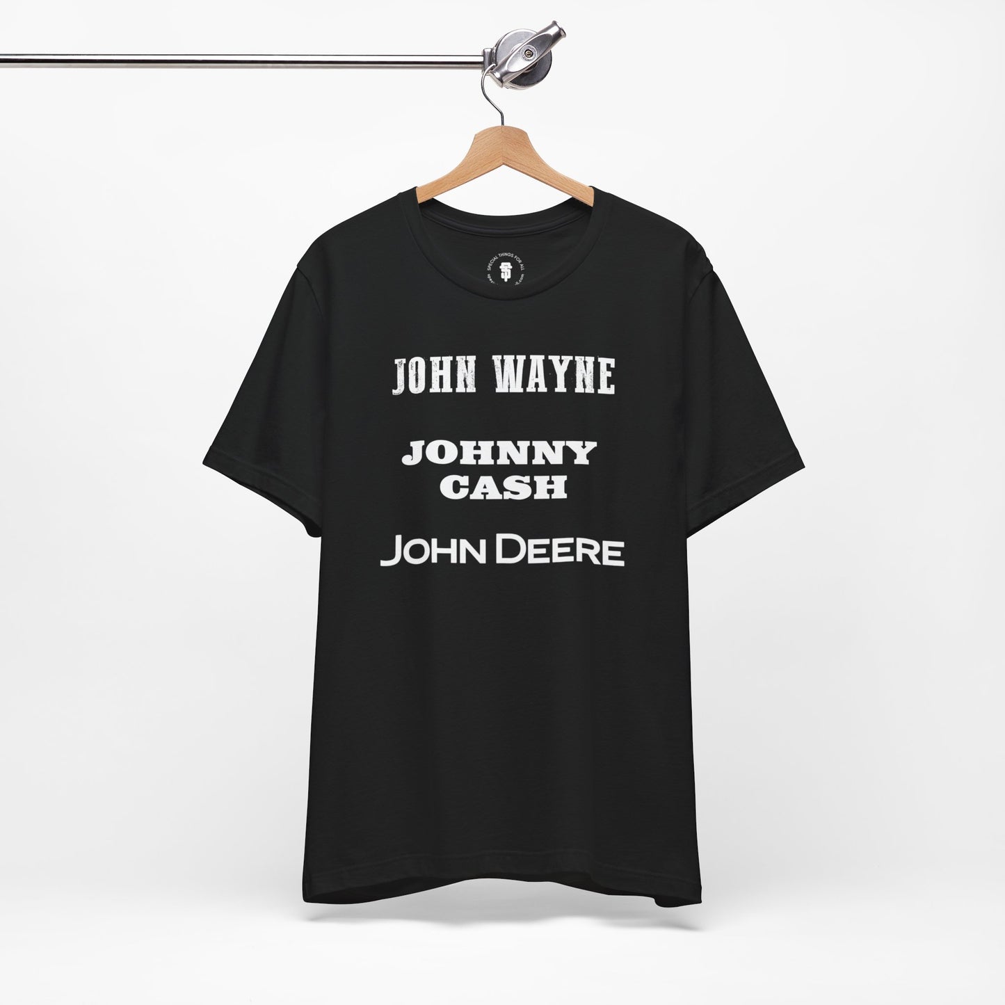 John Wayne Johnny Cash John Deere T-Shirt
