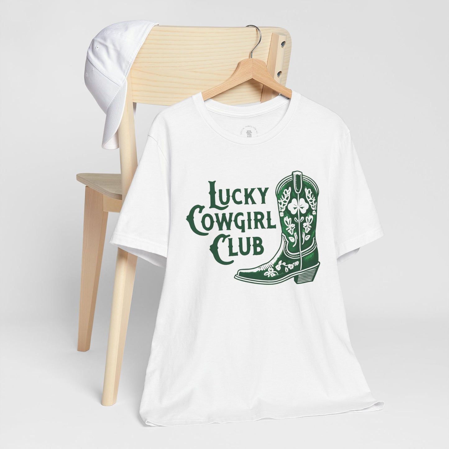 Lucky Cowgirl Club Funny St. Patrick's Day T-Shirt