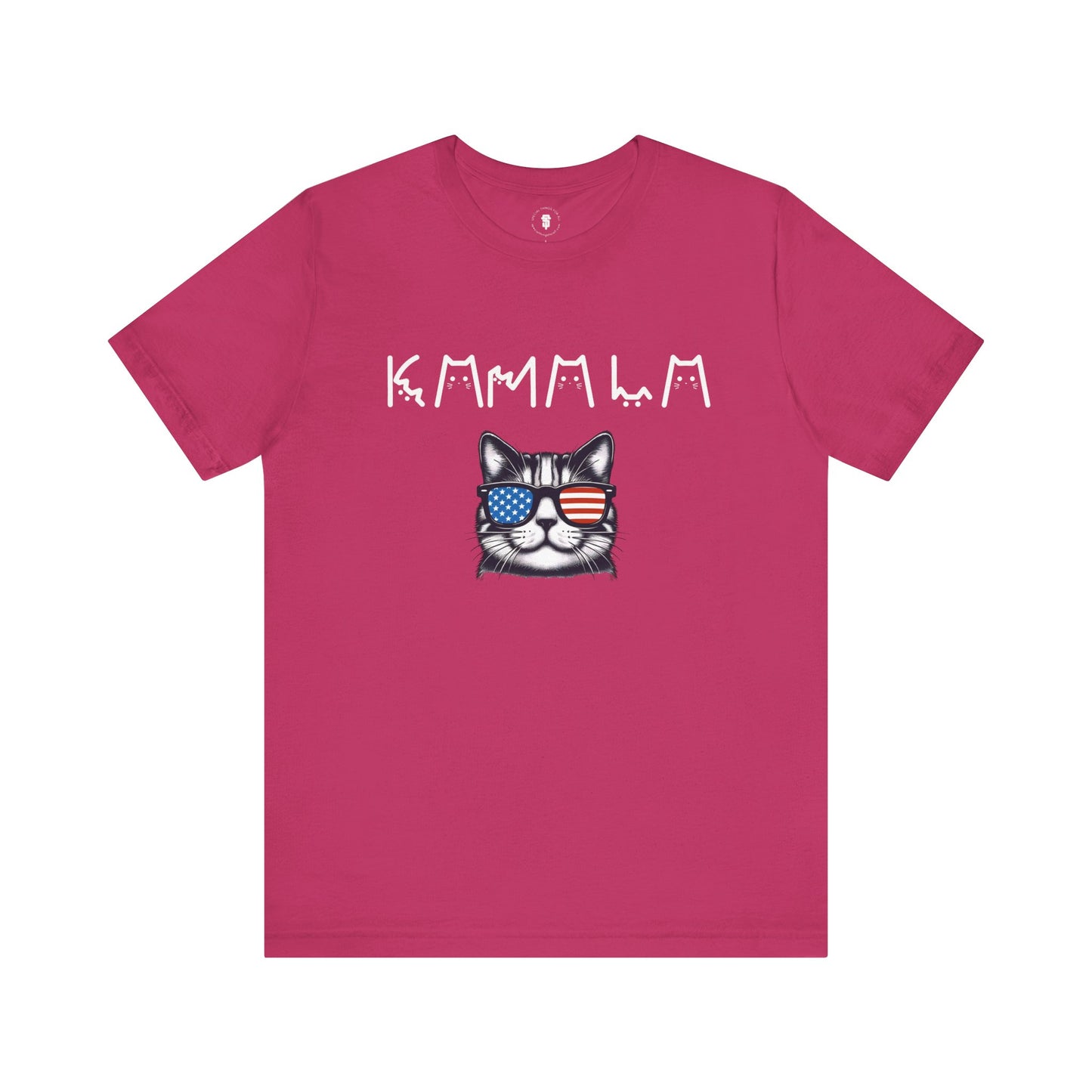 Kamala Harris Patriotic Cat T-Shirt