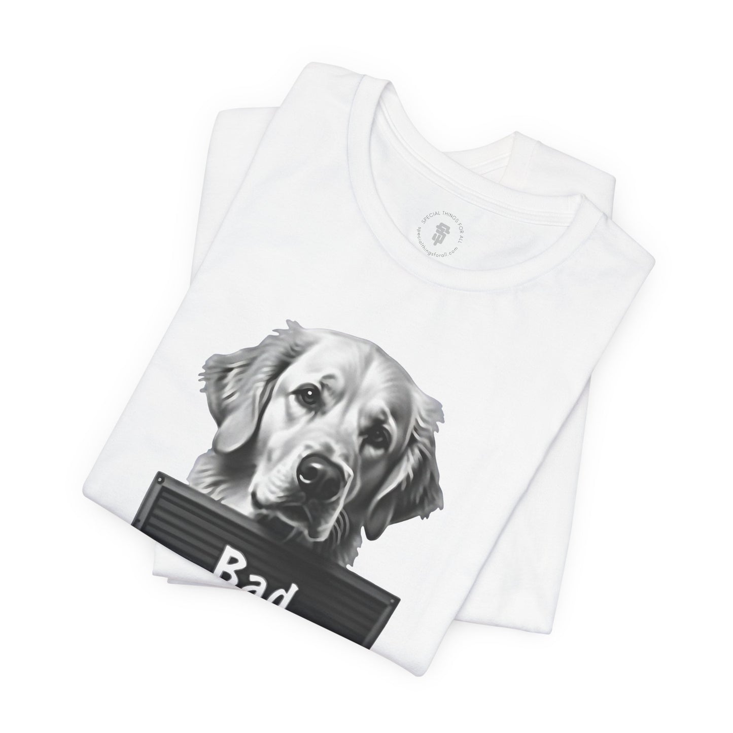 Funny Bad Retriever Mugshot T-Shirt