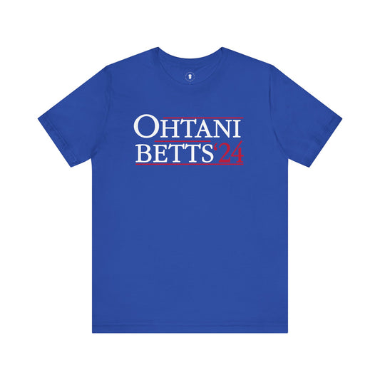 Othani Betts '24 Dodgers vs Yankees Election World Series T-Shirt