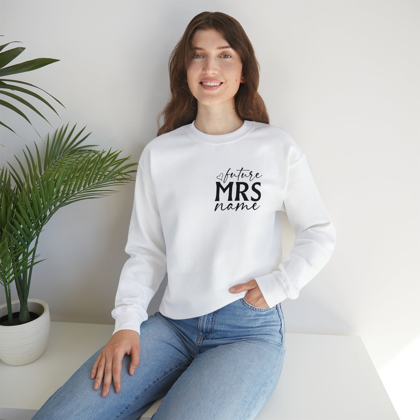 Future Mrs Heavy Blend Crewneck Sweatshirt
