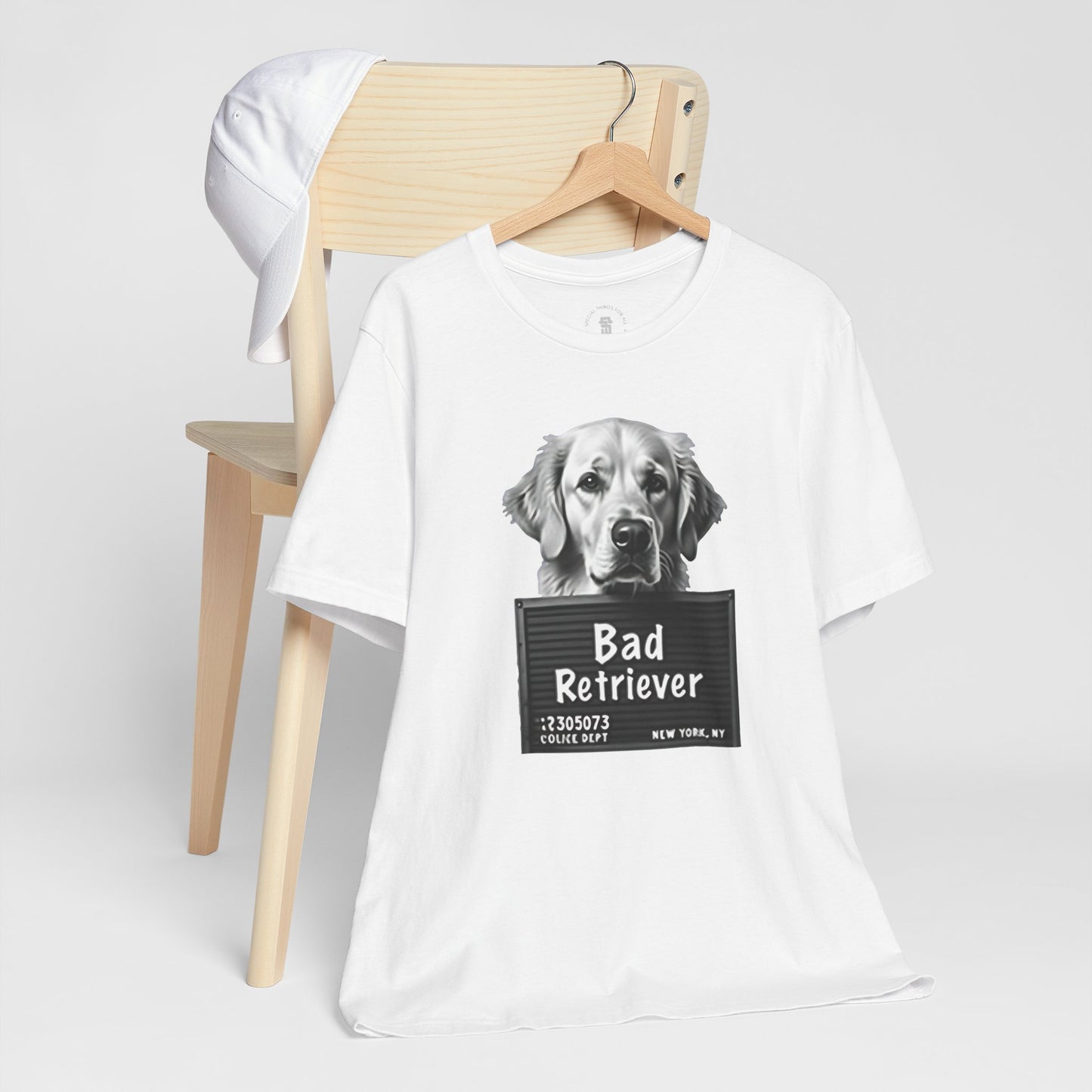 Funny Bad Retriever Mugshot T-Shirt