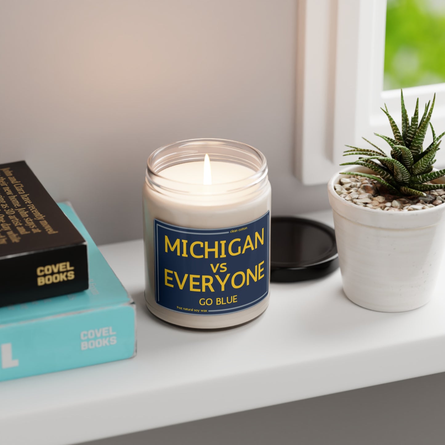 Michigan Vs Everyone Scented Soy Candle