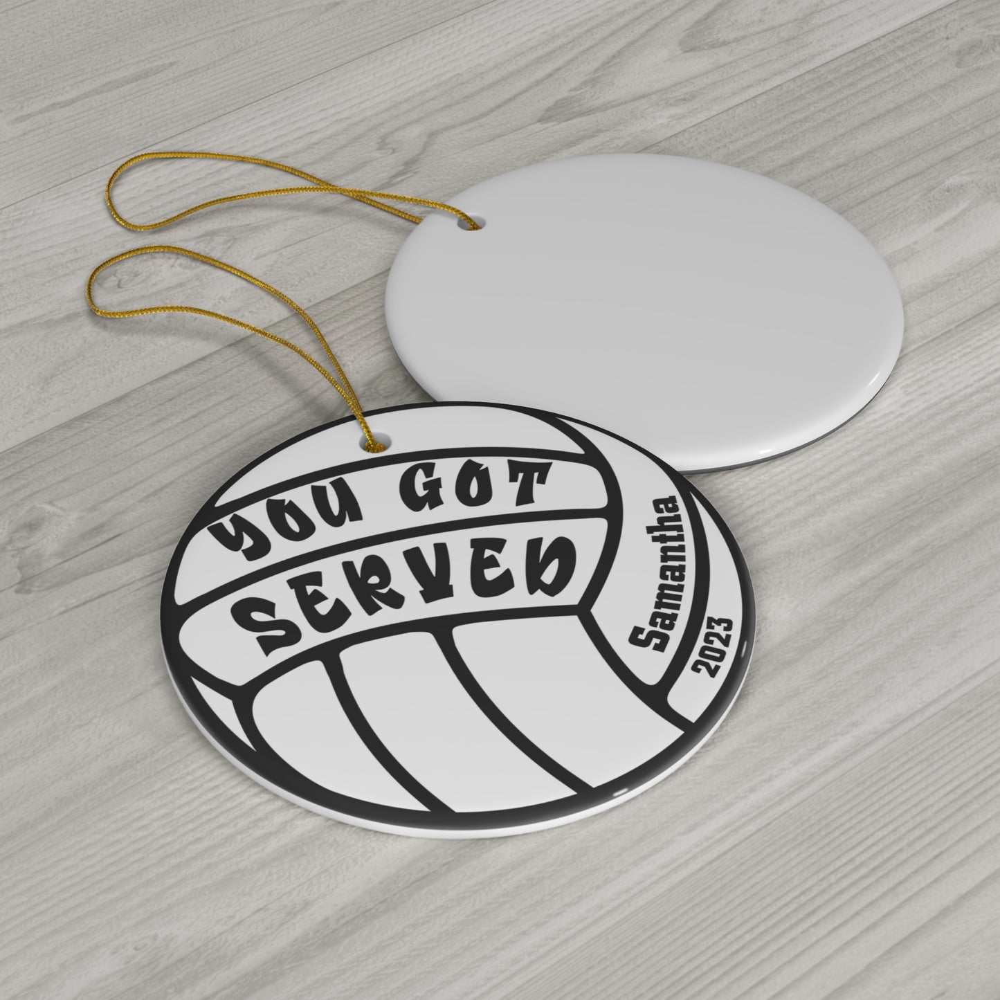 You Got Served Volleyball Ornament