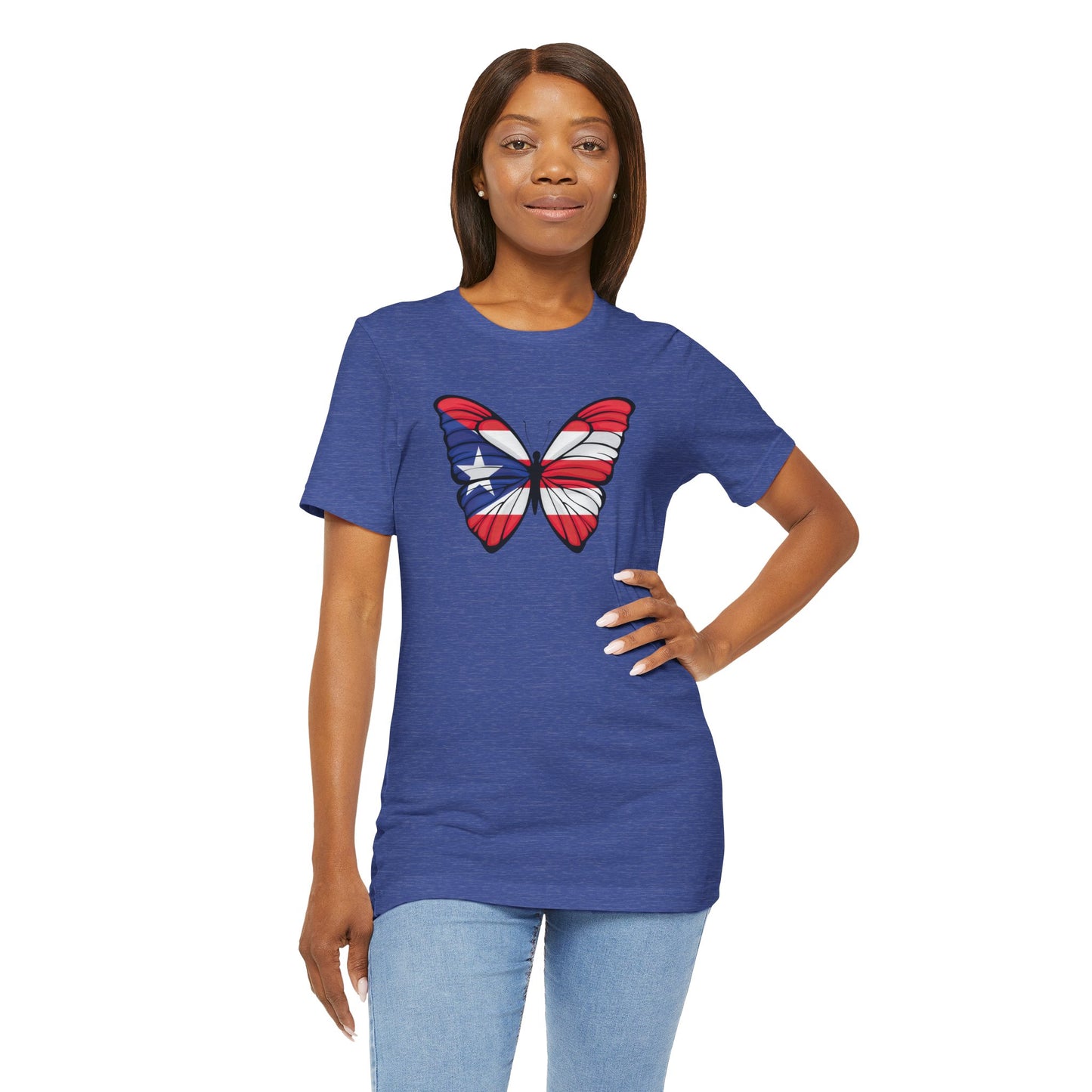Puerto Rico Butterfly Boricua T-shirt