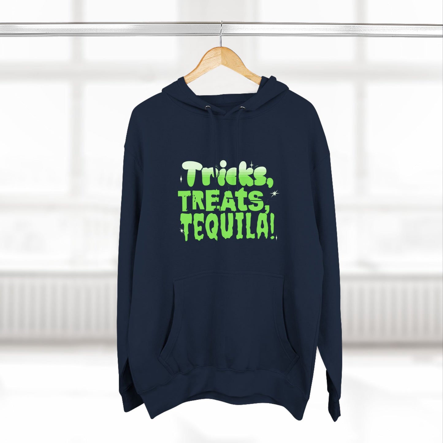Tricks Treats Tequila Halloween Hoodie