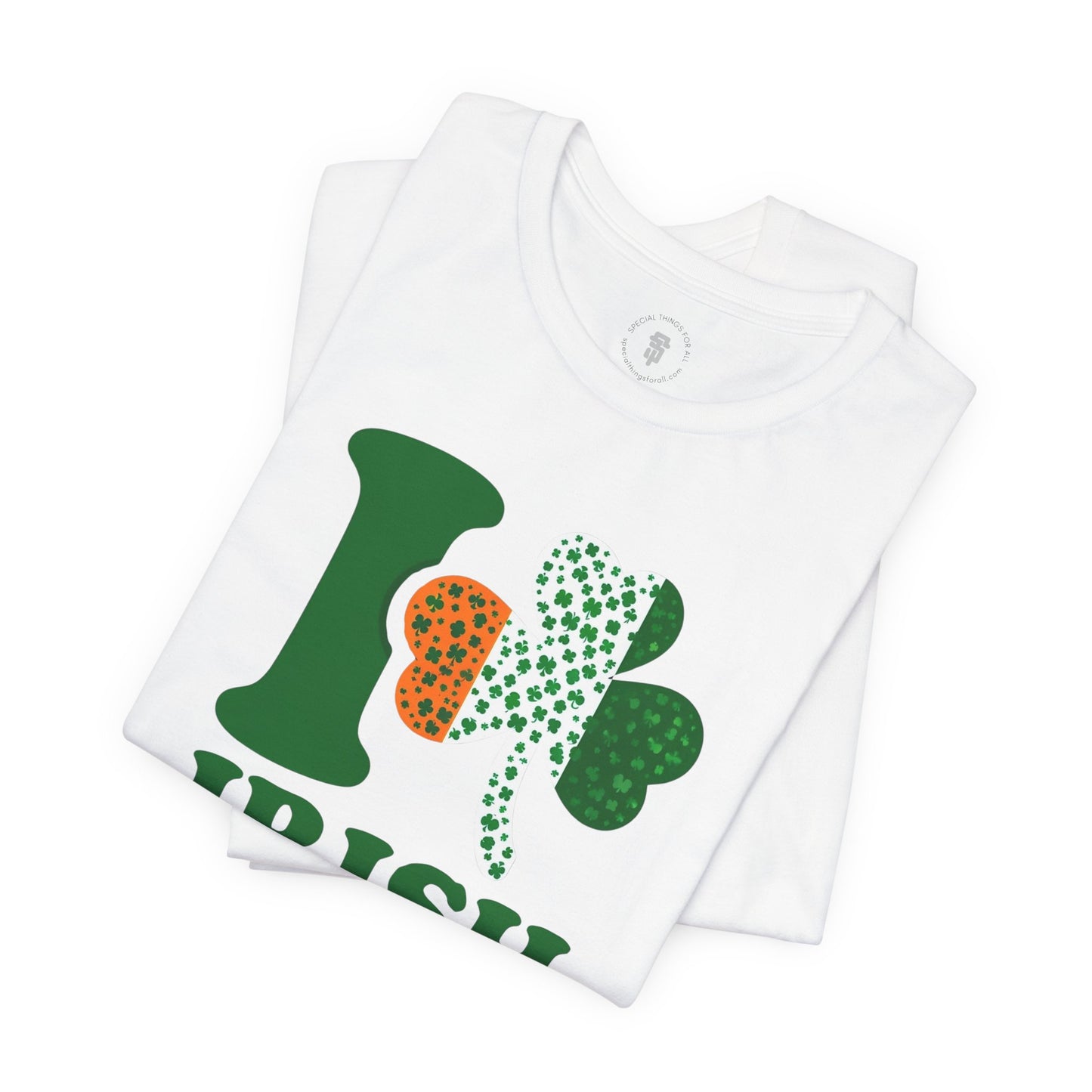 I Love Irish Shamrock St. Patrick's Day Irish Pride T-Shirt