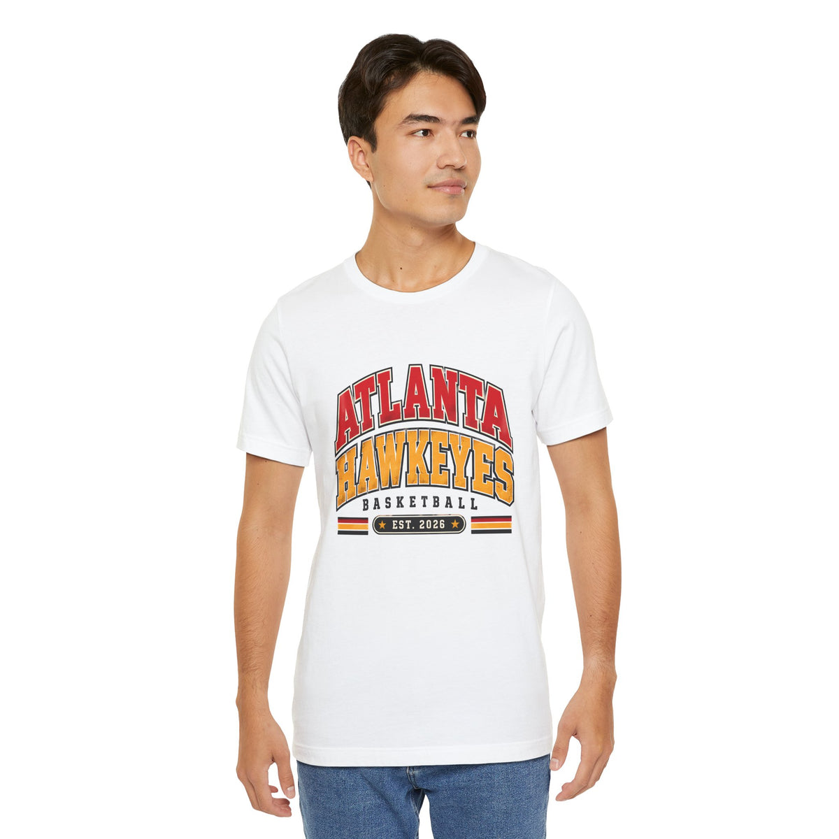 Atlanta Hawkeyes Political Satire Basketball T-Shirt - Collegiate