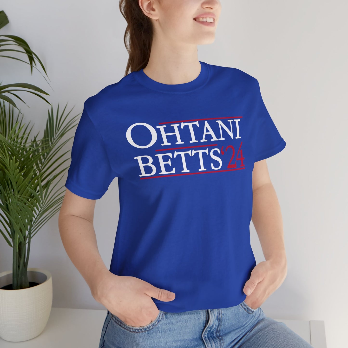 Othani Betts '24 Dodgers vs Yankees Election World Series T-Shirt