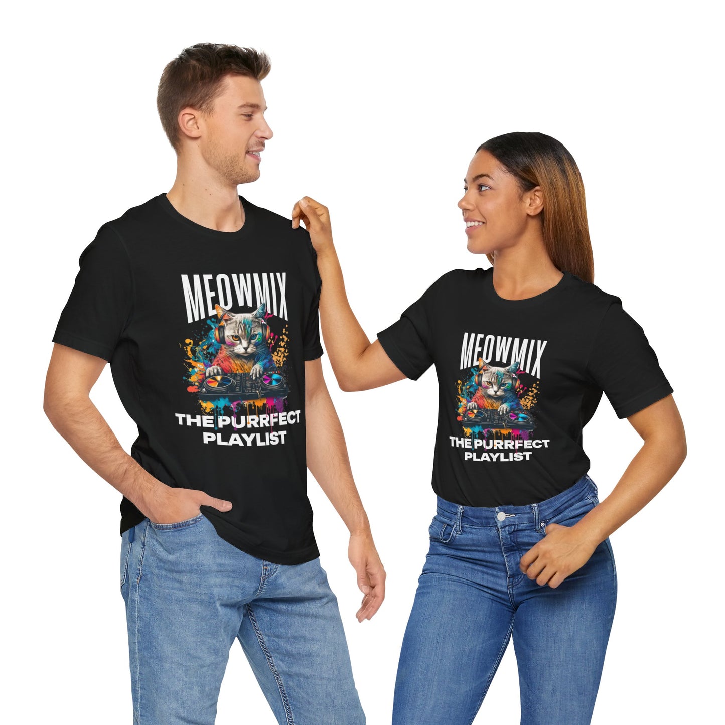 Cat Lover T-Shirt DJ MeowMix
