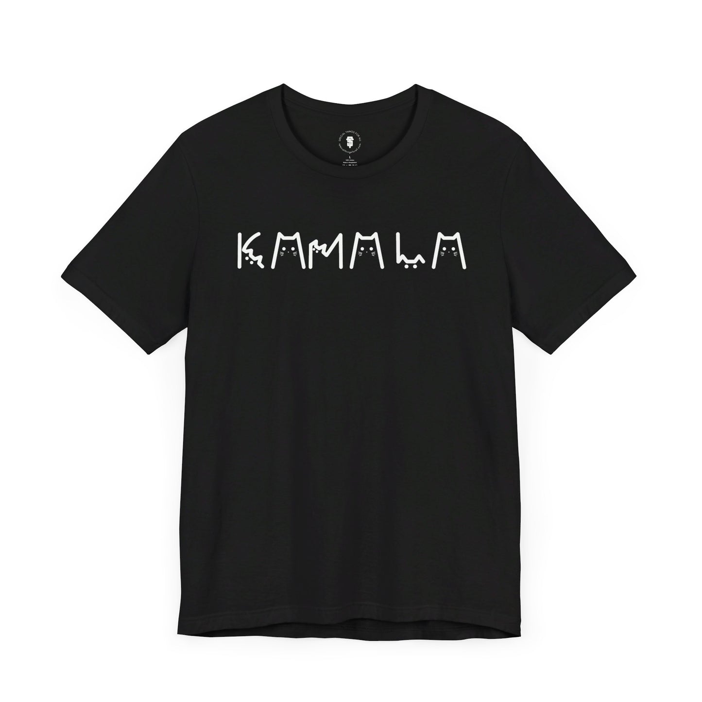 Kamala Harris Cat Text TShirt