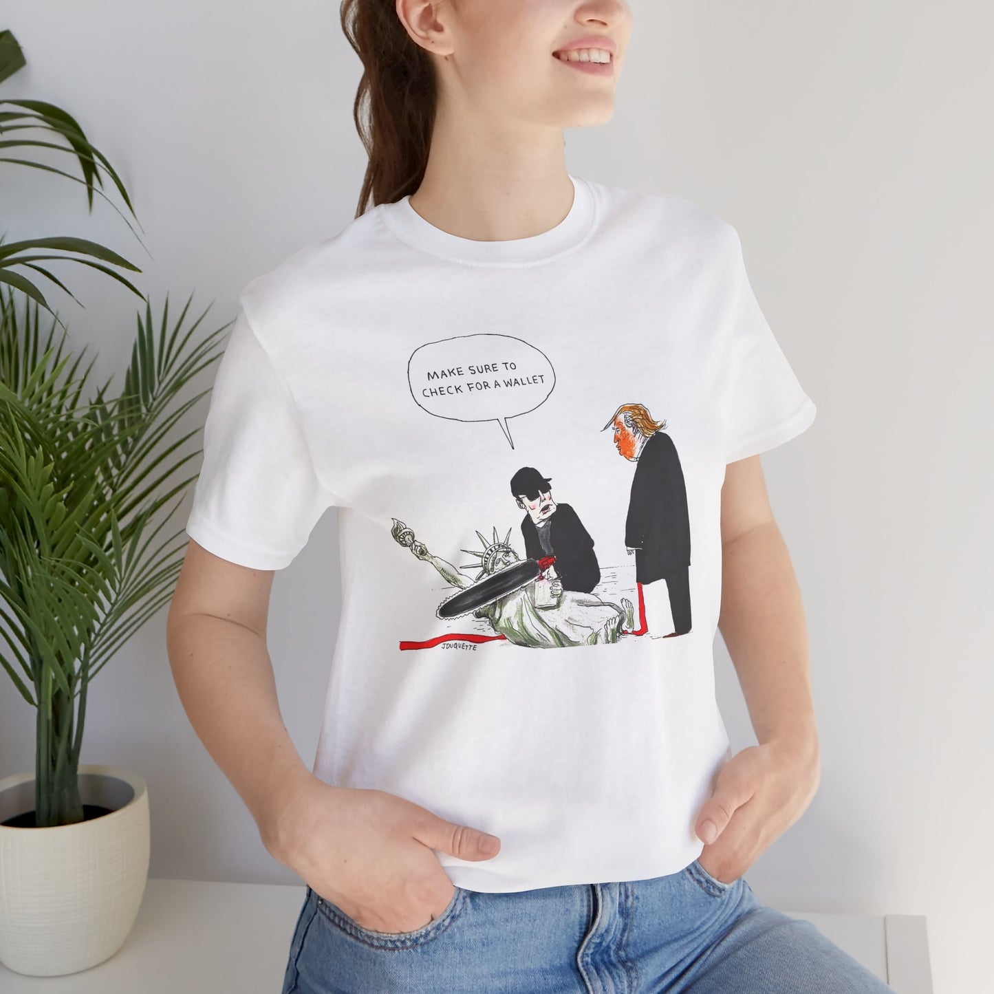 Anti-Donald Trump Elon Musk Political Humor T-Shirt